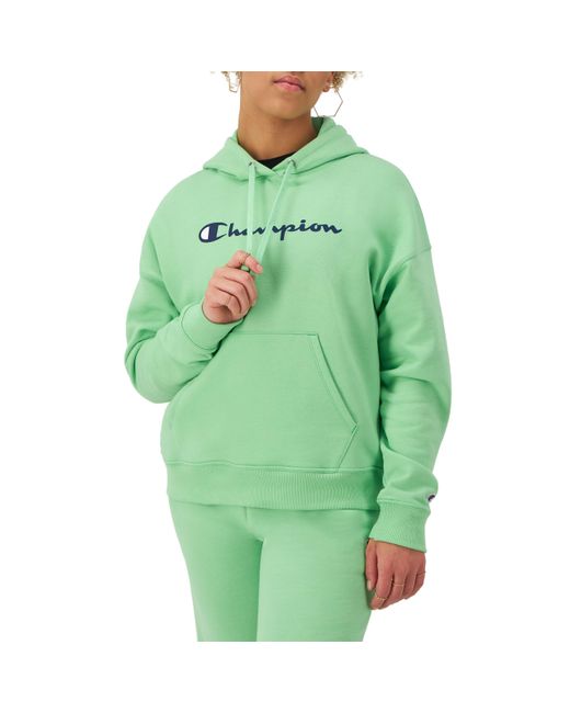 Champion Hoodie in Green | Lyst