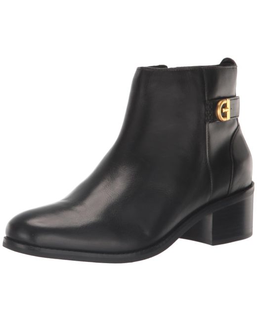 Cole Haan Black Holis Buckle Bootie Ankle Boot