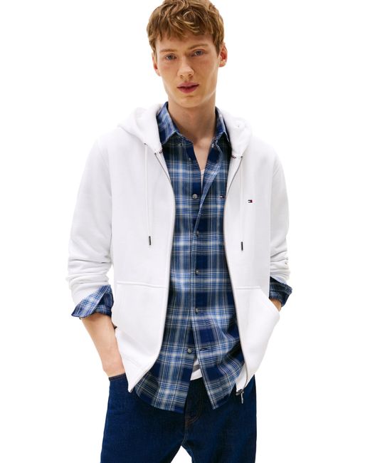 Tommy Hilfiger Mittelschwerer Fleece-Hoodie mit Durchgehendem