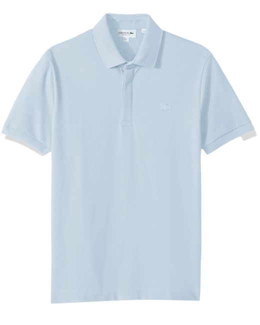 lacoste men's short sleeve paris polo shirt
