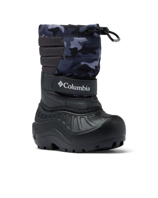 Columbia Blue Youth Powderbug Snowlite Waterproof Snow Boot