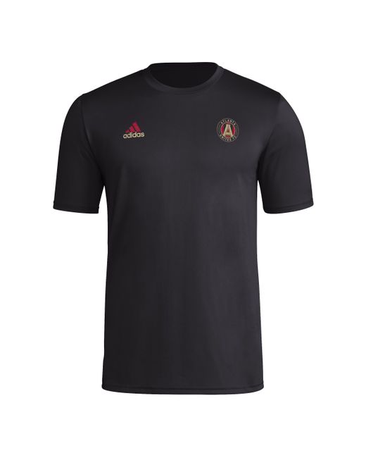 Adidas Black Atlanta United Fc Local Stoic Short Sleeve Pre-game T-shirt for men