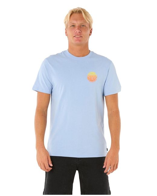 Rip Curl Blue Wettie Passage Icon T-shirt for men
