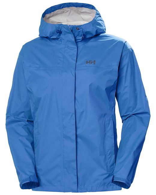 Helly Hansen Blue Loke Waterproof Windproof Breathable Rain Jacket
