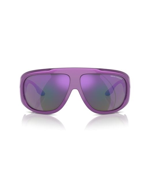 Oakley Purple A|x Armani Exchange Ax4143su Universal Fit Aviator Sunglasses for men