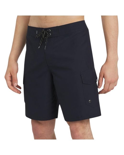Quiksilver Blue Swimwear Regular Fit Fixed Waist Upf 50 Quick Dry Board Shorts for men