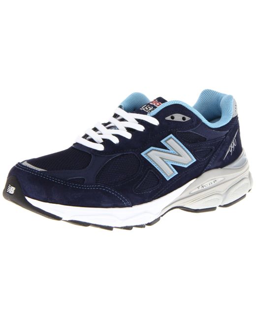 New Balance Rubber Made In Us 990 V3 Sneaker in Navy (Blue) | Lyst