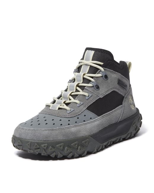 Timberland Black Greenstride Motion 6 Mid Lace Up Sneaker Boot for men