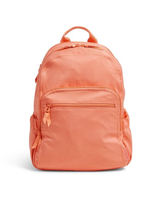 Vera Bradley Cotton Campus Backpack in Pink | Lyst