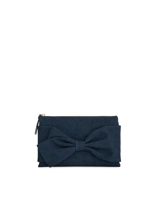 Rebecca Minkoff Blue Bow Clutch