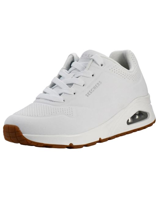 Skechers White Uno