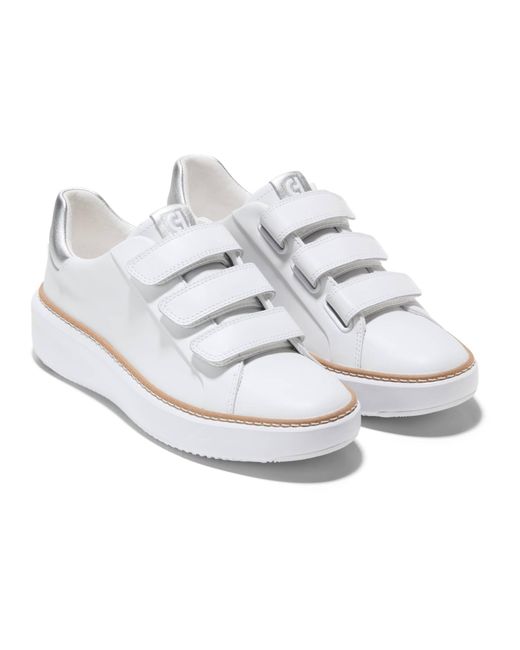 Cole Haan Women's Metallic Grandpro Topspin Triple Strap Sneakers