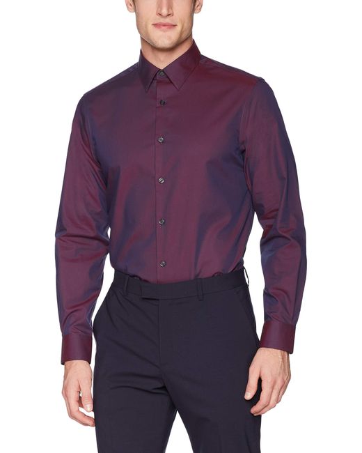 Perry Ellis Non-iron Travel Luxe Solid 