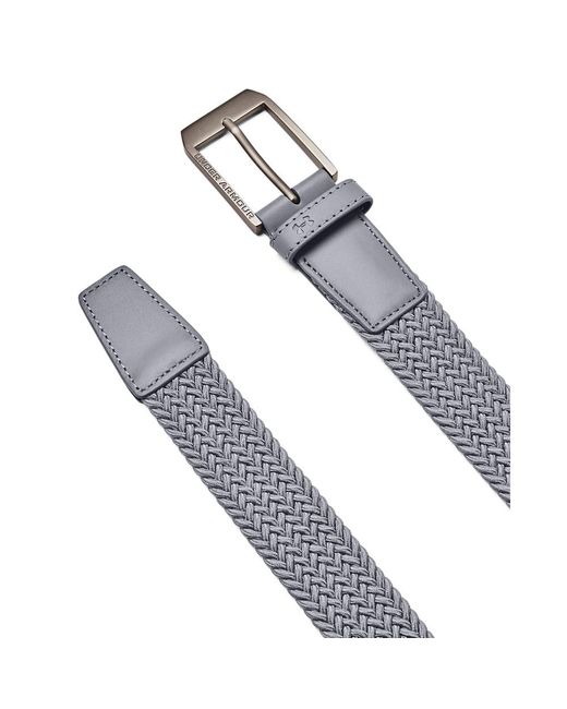 Under Armour Gray Drive Braided Belt for men