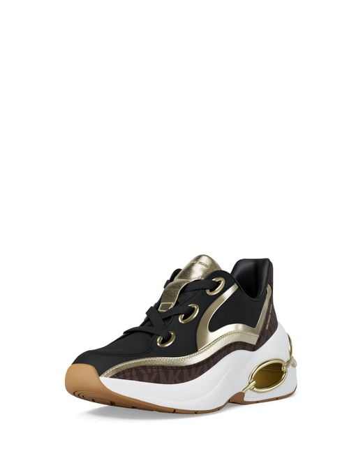Sneaker da donna Toni Trainer di Michael Kors in Black