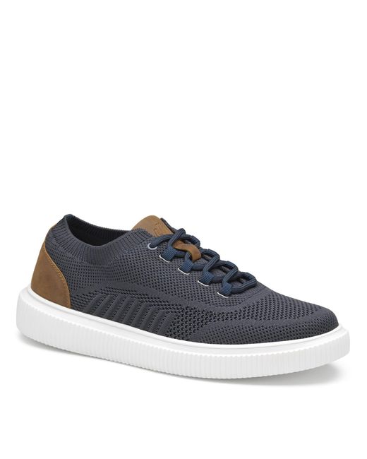 Johnston & Murphy Blue Dixon Knit U-throat Dress Casual Sneaker for men
