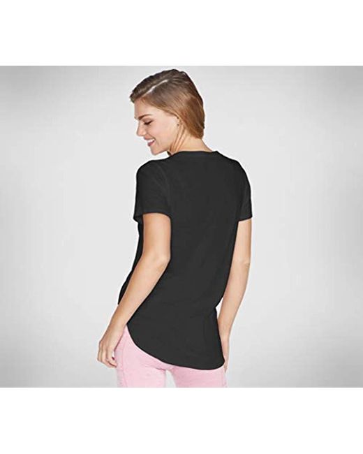 SKECHERS Performance Blissful Tunic Heathered T-Shirt | Skechers performance, T shirts for women 