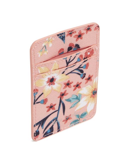 Vera Bradley Pink Adhesive Phone Wallet Stick On
