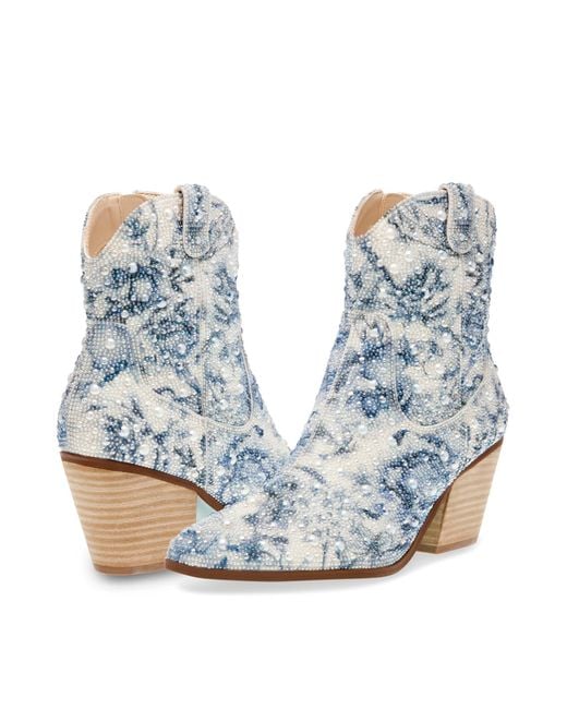 Betsy Johnson Bridal Cowboy Boots