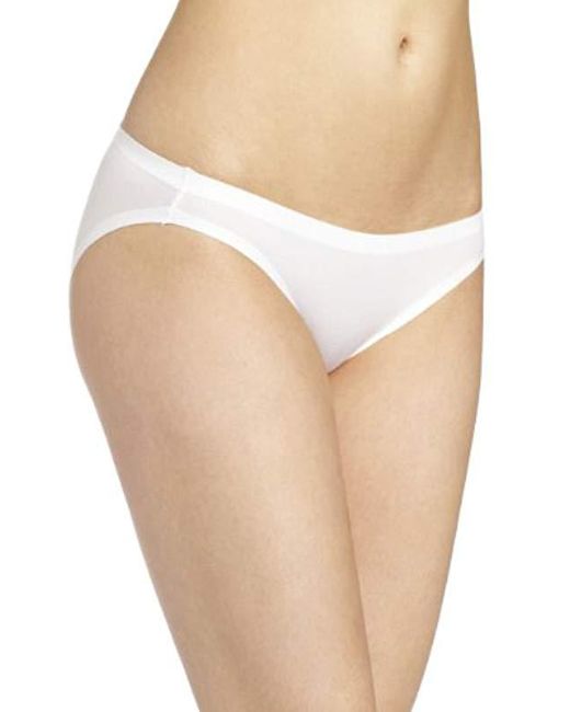 Maidenform Comfort Devotion Bikini Panty In White Save 18 Lyst
