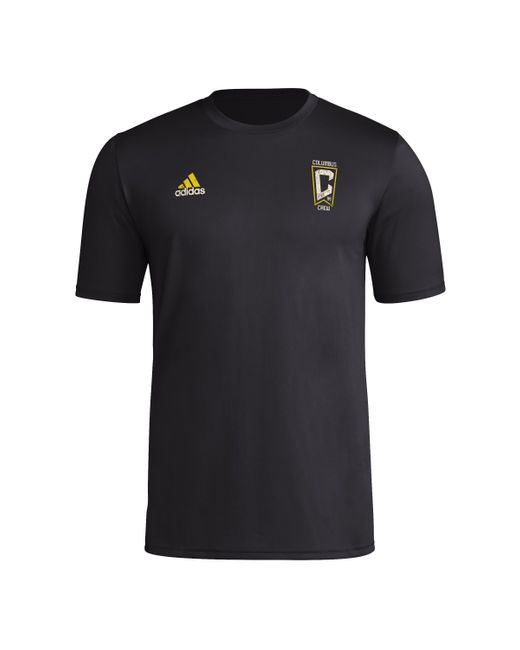 Adidas Black Orlando City Sc Local Stoic Short Sleeve Pre-game T-shirt for men
