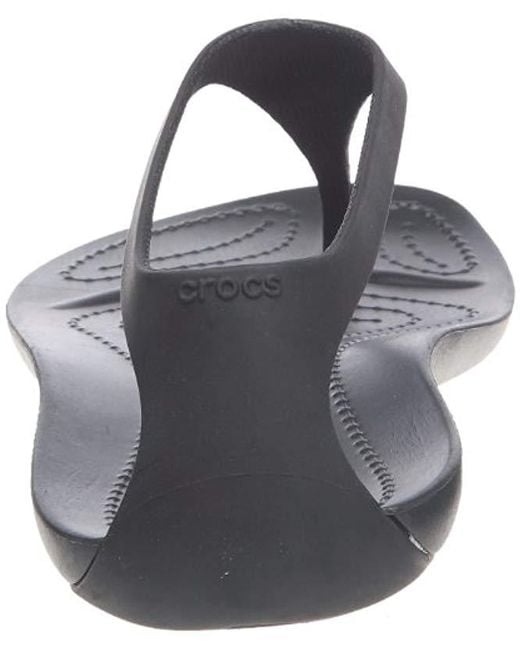 Crocs Sexi Flip in Black Lyst