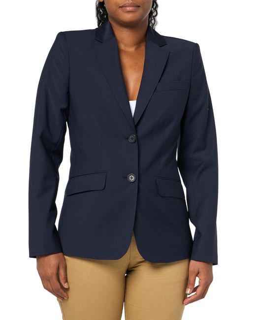 Brooks Brothers Blue Regular Fit Two Button Notch Lapel Lightweight Explorer Wool Jacket