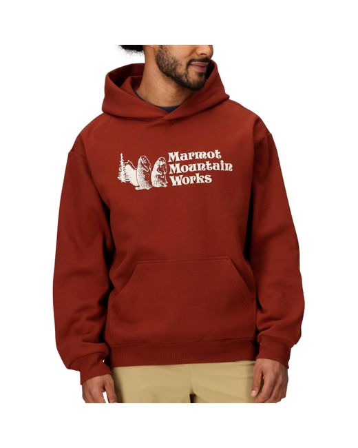 Marmot Red Mmw Hoody for men