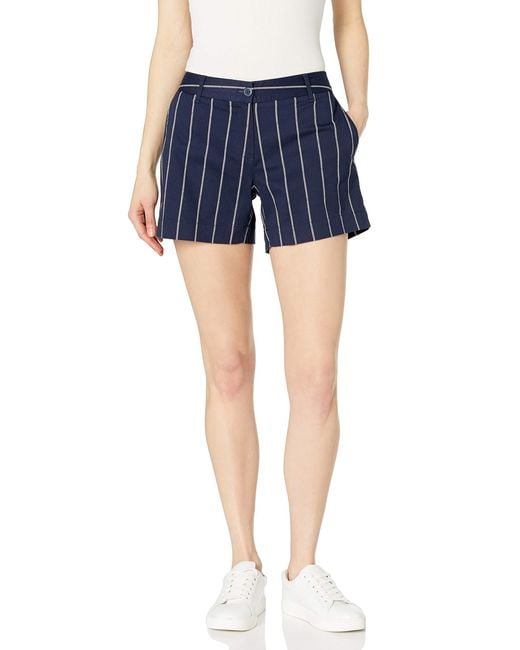 Nautica Blue Comfort Tailored Stretch Cotton Solid And Novelty Short
