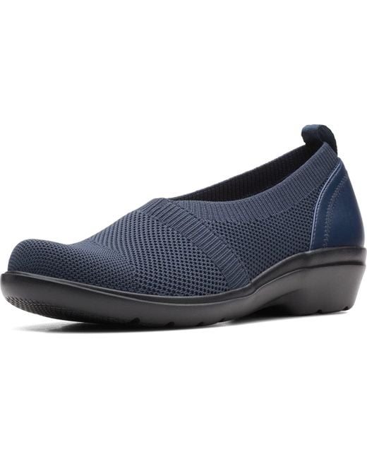 Clarks Blue Mens Sashlyn Style Loafer for men