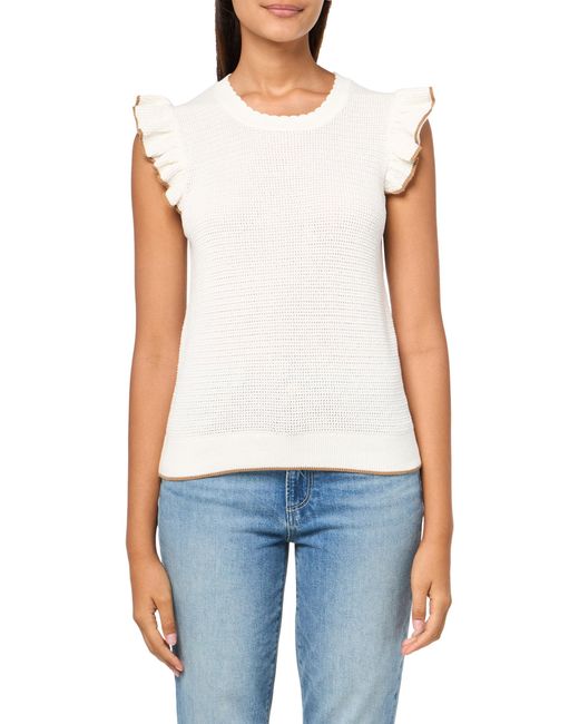 Nautica White Sweater Tank
