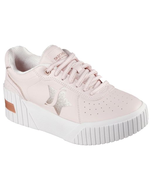 Skechers Pink Jumbo Jade-lifted Chic Sneaker