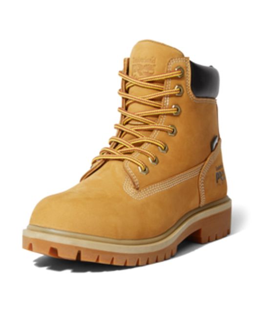 Timberland Brown Direct Attach 6 Inch Steel Safety Toe Insulated Waterproof Industrial Work Boot