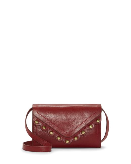 Lucky Brand Red Ruth Leather Crossbody Handbag