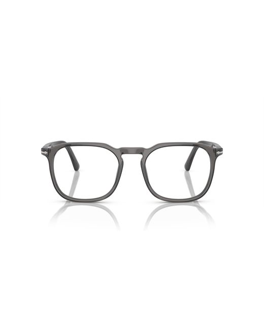 Persol Black Po3337v Round Prescription Eyewear Frames for men