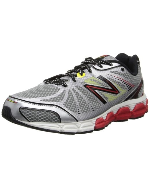 New Balance Rubber 780 V4 Running Shoe in Silver/Red (Black) for Men | Lyst