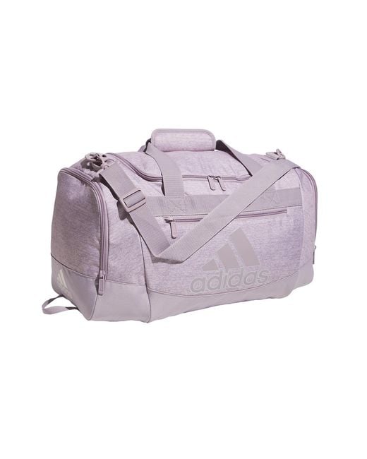 Adidas Purple Defender 4 Small Duffel Bag