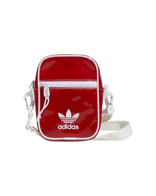 adidas Originals Tinted Festival Crossbody Bag in Red Lyst