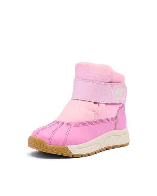 Sorel Pink Whitney Iii Strap Mid Waterproof Snow Boot