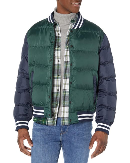Levi's Varsity Puffer Jacket in Green for Men | Lyst