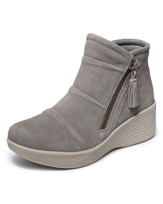 Skechers Gray Parallel Lite Ankle Boot