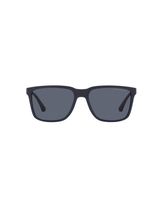 Emporio Armani Black Ea4047 Square Sunglasses for men