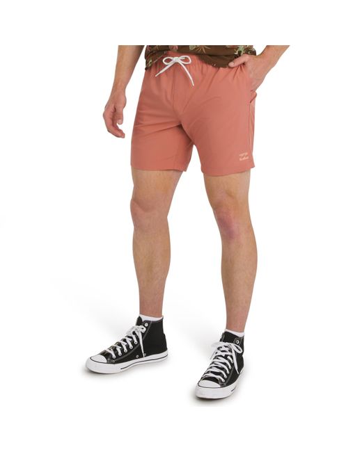 Billabong Red Kai 17" Elastic Waist Quick Dry Hybrid Short for men