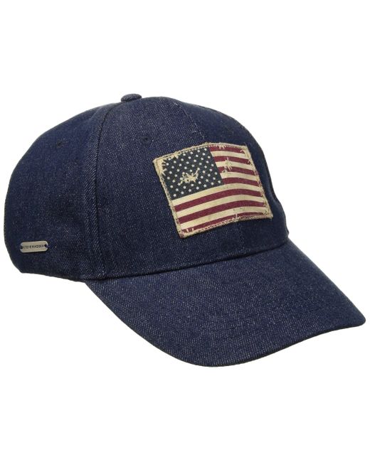 faded blue baseball cap