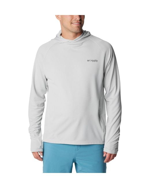 Columbia Gray Pfg Solar Stream Elite Hoodie for men