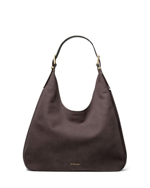 Michael Kors Lg Hobo Shldr Chocolate One Size in het Brown