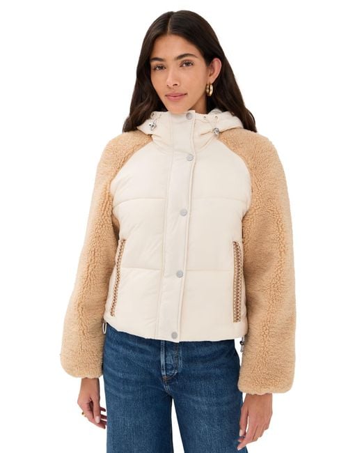 Ugg Blue Mykah Braid Puffer Jacket