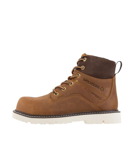 Wolverine Brown Revival 6" Waterproof Composite Toe Construction Boot