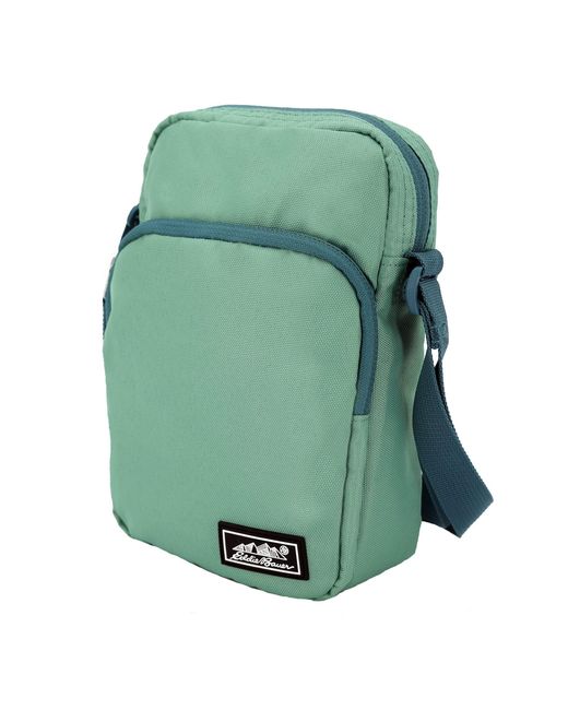 Eddie Bauer Green Jasper Crossbody Bag With Zippered Main Compartment And Adjustable Shoulder Strap
