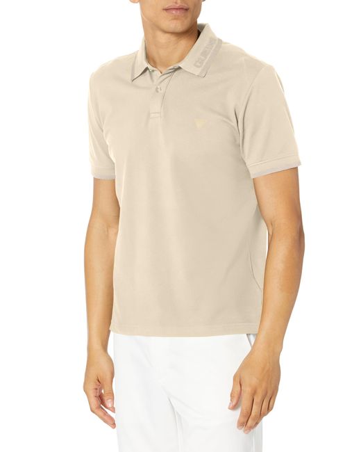 Guess White Lyle Short Sleeve Polo for men